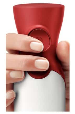 Blender ręczny BOSCH MSM64010, 450W, biały i czerwony