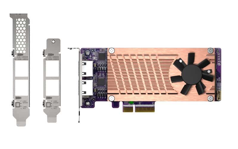 Qnap QM2-2P2G2T, 2x M.2 SSD, 2x 2.5GbE RJ45