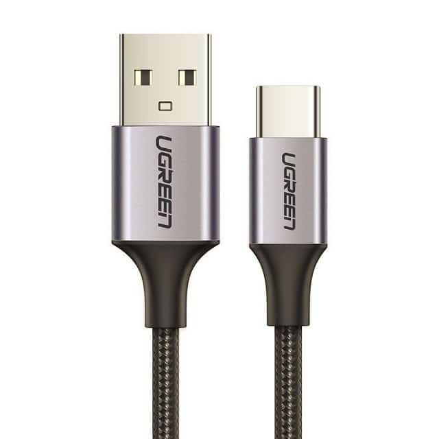 Ugreen kabel USB-A/USB-C QC 3.0 3A 2m (szary)