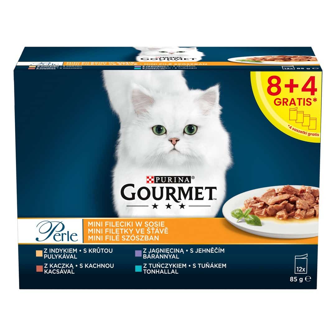 PURINA Gourmet Perle Kaczka - 12x85 g