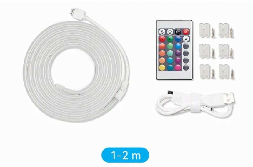 Taśma LED Vention Silicone Neon 2m z pilotem IR