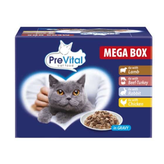 PREVITAL Megabox 24x100g - 4 Składniki