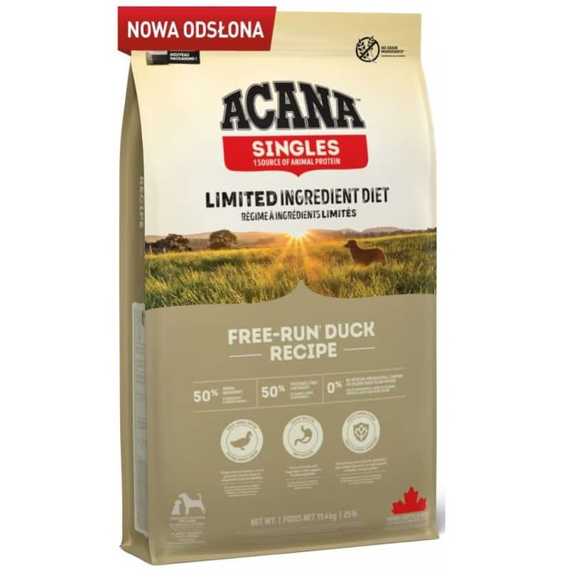 ACANA Free-Run duck dog 11.4kg - Bez Glutenu, Bez Soi