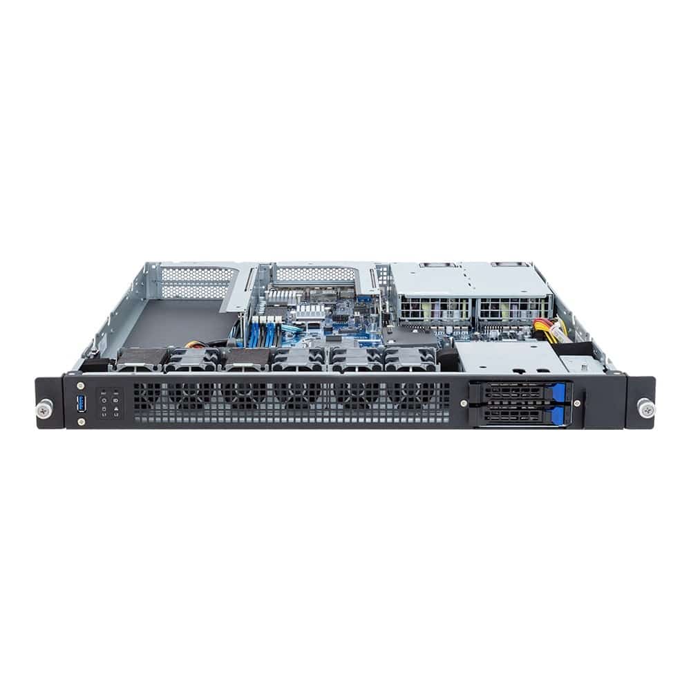 Platforma serwerowa RACK Gigabyte E133-X10 z procesorem Intel E-24XX, 1U