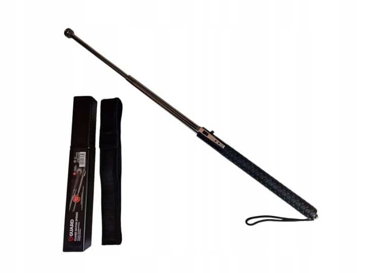 Pałka teleskopowa GUARD Spring 26" 29-66 cm z pokrowcem