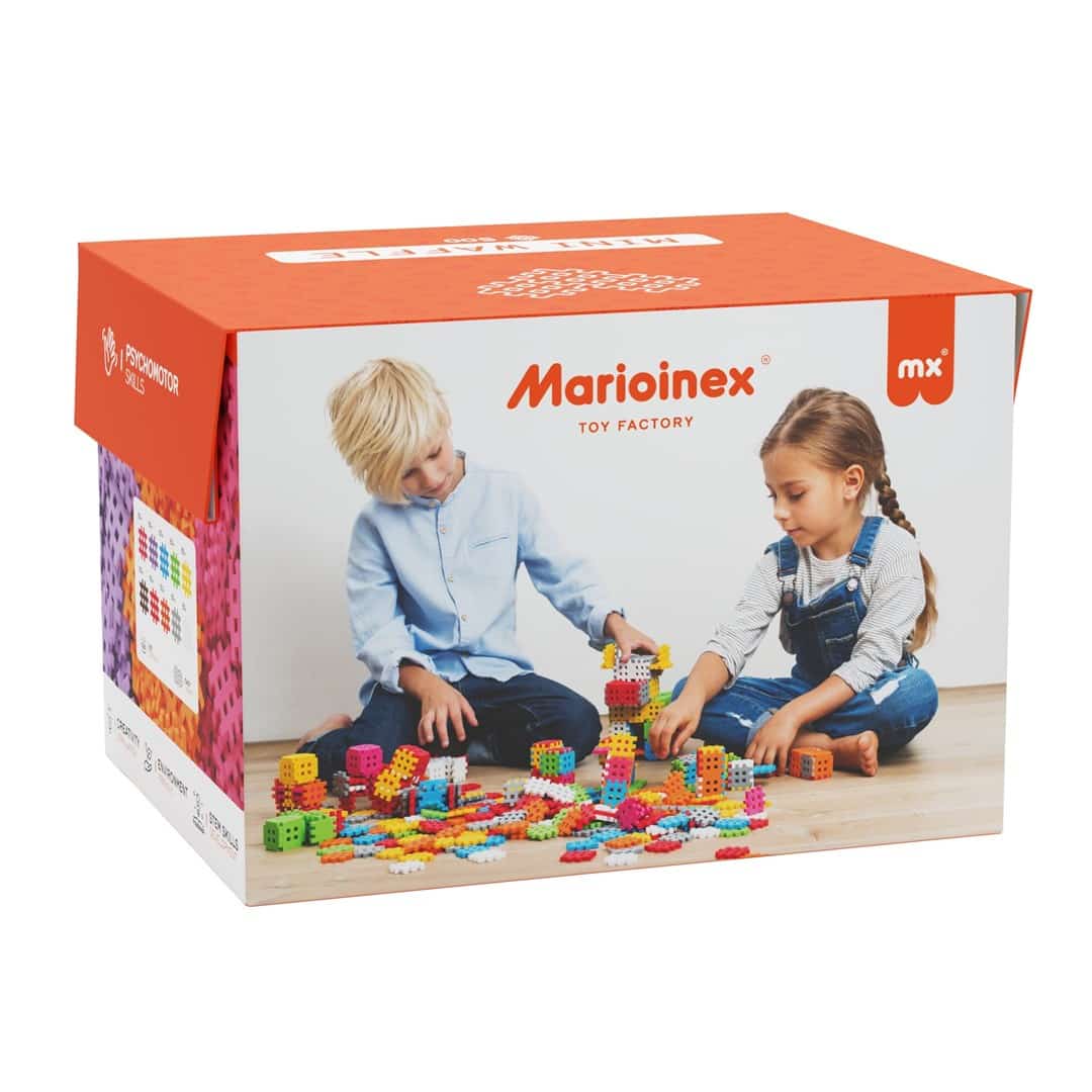 MARIOINEX Klocki Mini Waffle, 500 elementów