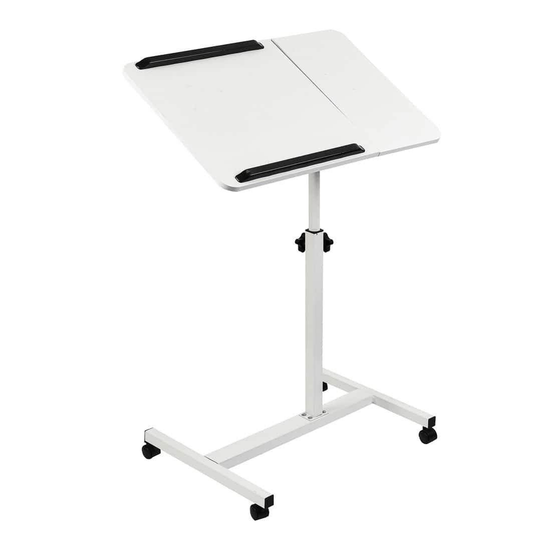 MACLEAN MOBILNE BIURKO MC-121 W, 59-89cm, Białe