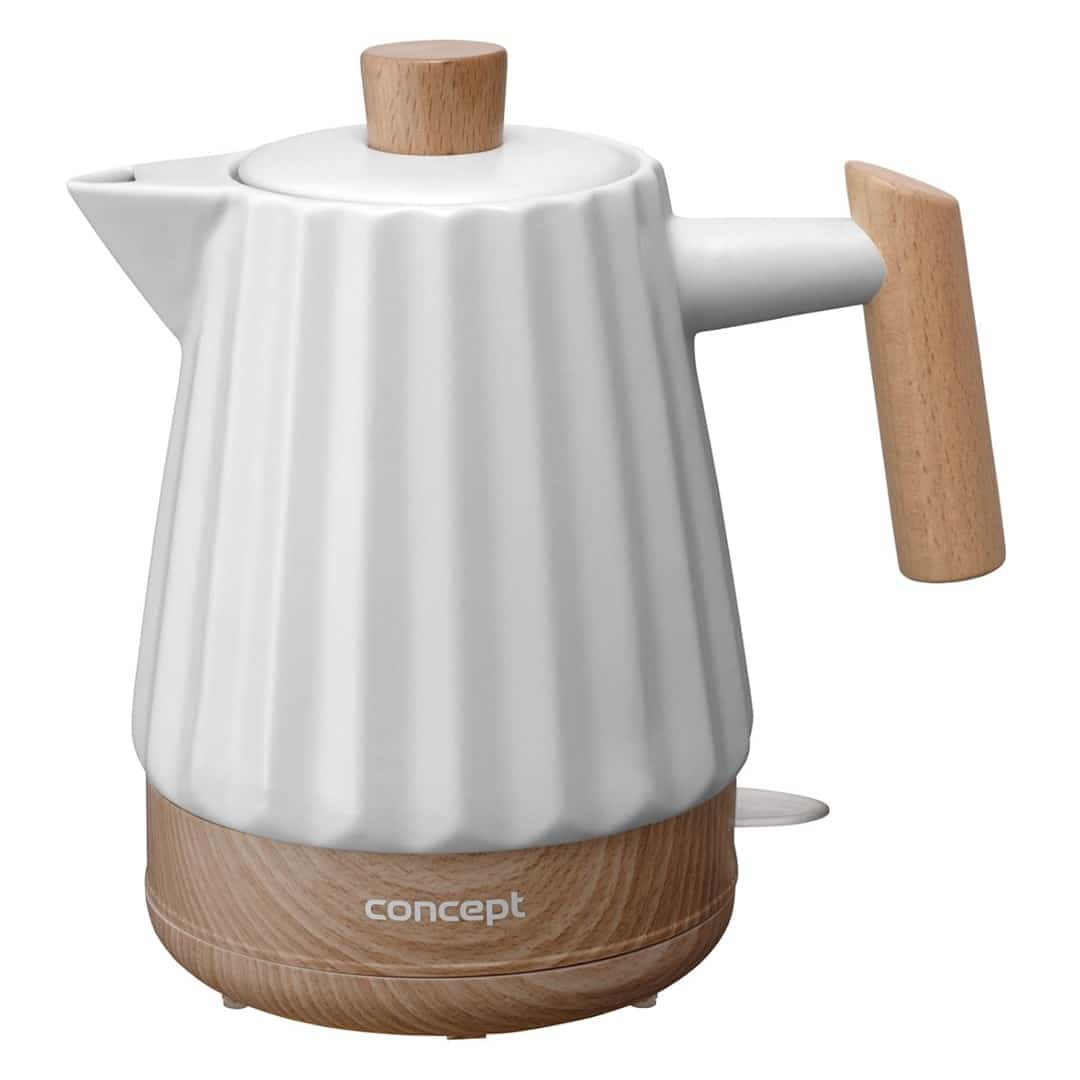 Czajnik elektryczny ceramiczny RK0090 CONCEPT biały 1,5 l