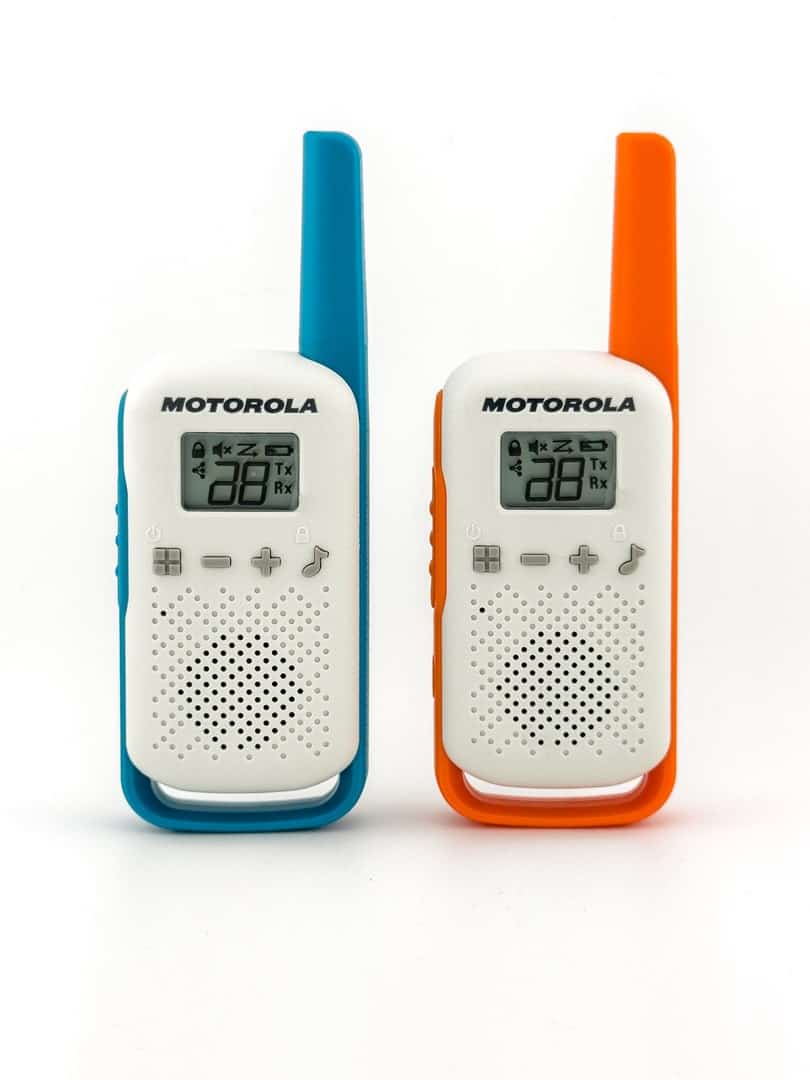 MOTOROLA RADIOTELEFON T42 2-PAK Pomarańczowy, Niebieski