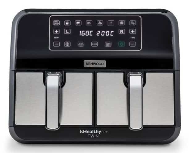 Frytownica beztłuszcz KENWOOD AirFryer HFM20.000MB, 8 l, 200°C