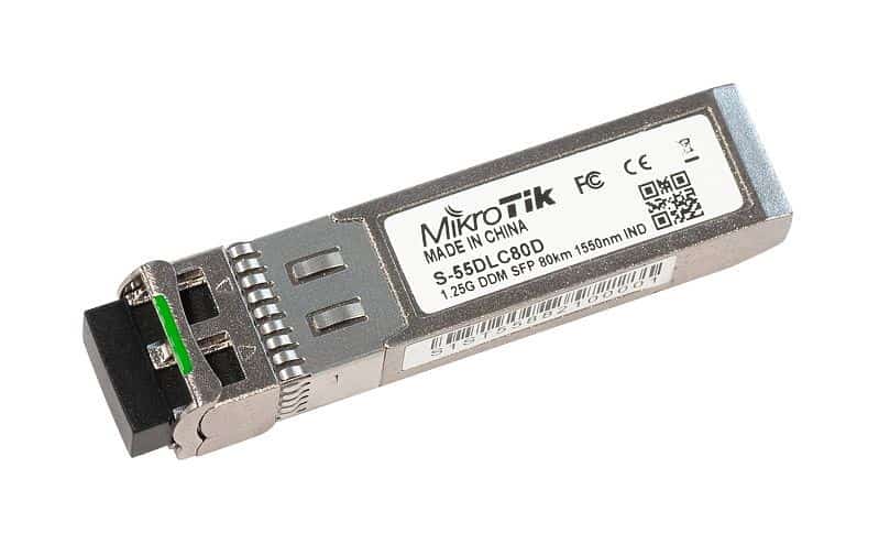 Wkładka SFP Mikrotik S-55DLC80D 1.25G Dual LC