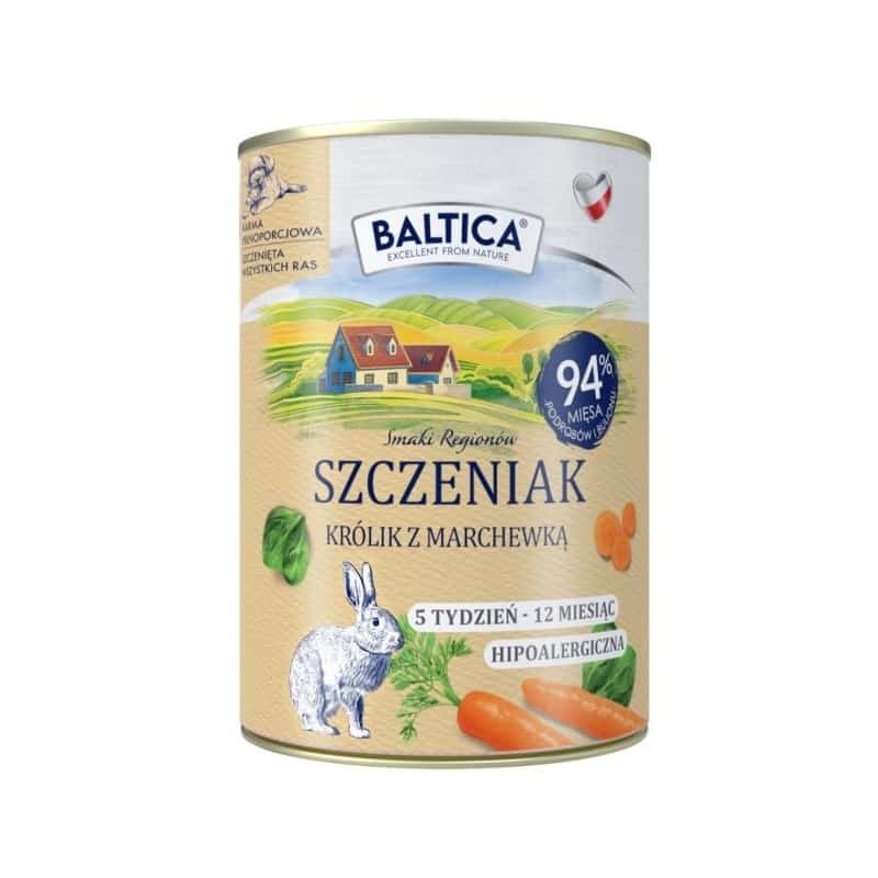 BALTICA SMAKI REGIONÓW Królik z Marchewką 400g