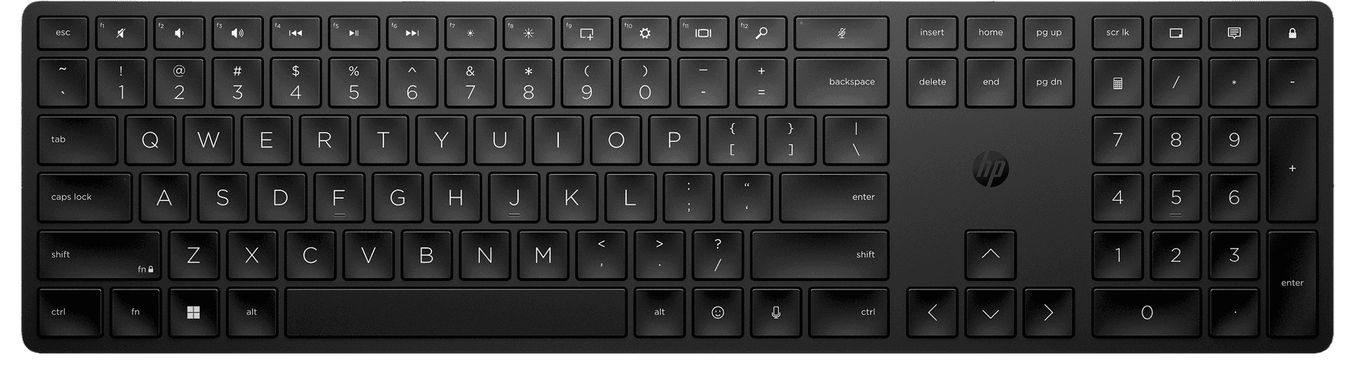 Klawiatura HP Programowalna 450 czarna bezprzewodowa