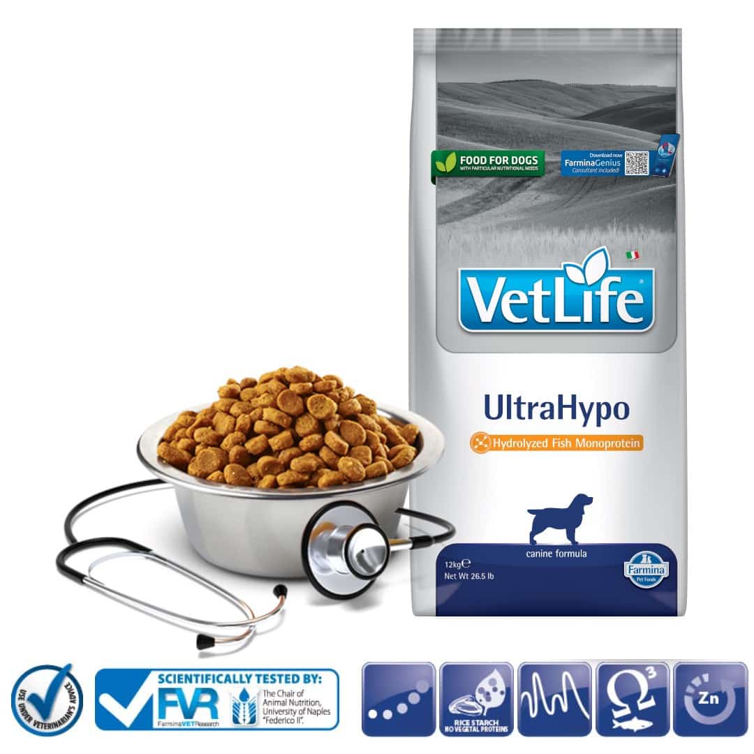 Karma sucha dla psa Farmina Vet Life UltraHypo 12 kg