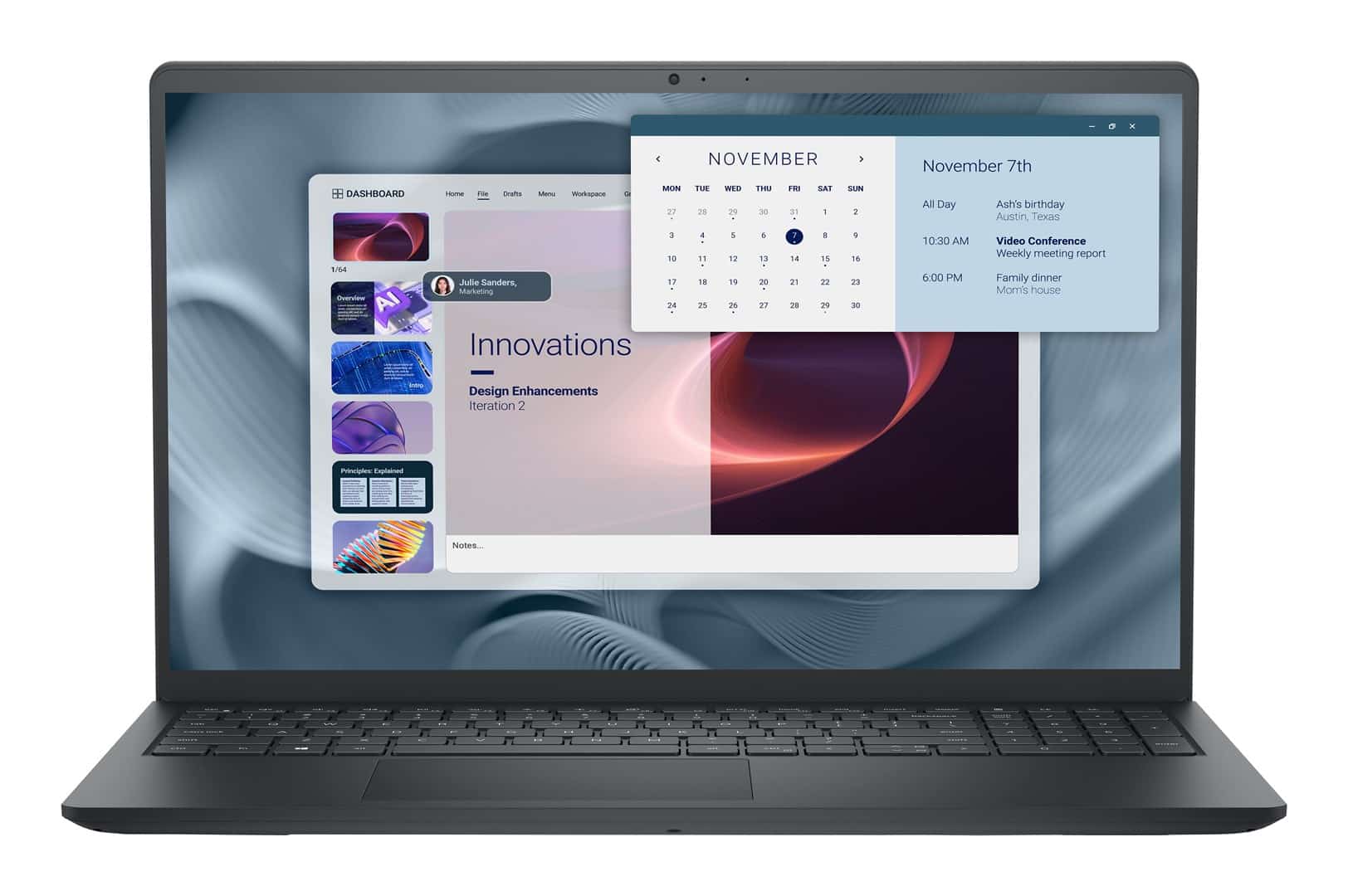 Dell Pro 15 Essential - 15.6" FHD 120Hz, Core i3, 8GB, 512GB SSD