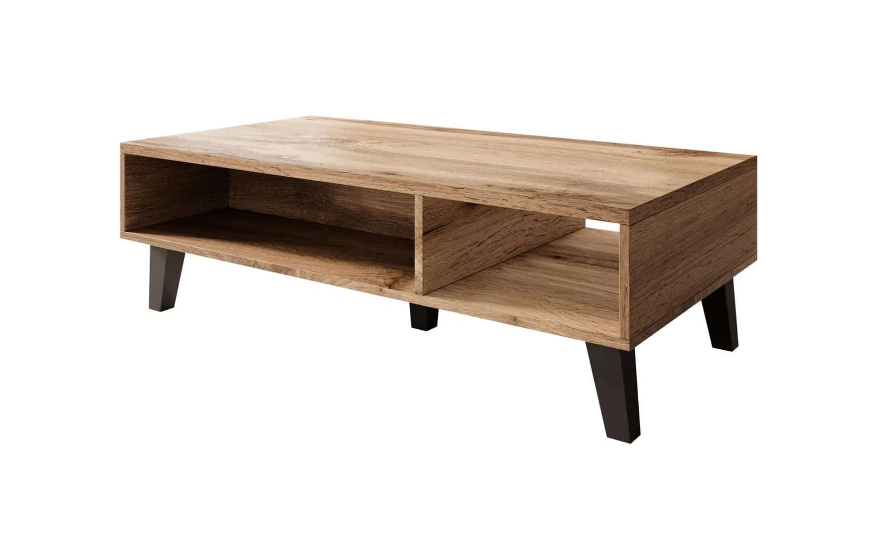 Stolik kawowy NORD 110cm dąb wotan/antracyt
