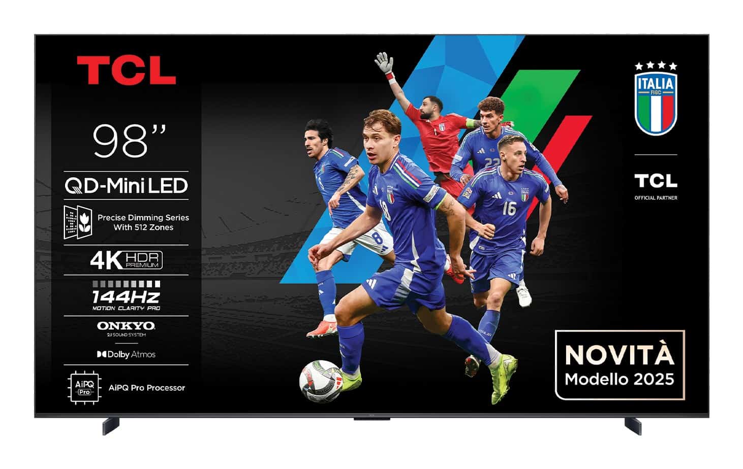 Telewizor 98" TCL 98Q6C - Metaliczny