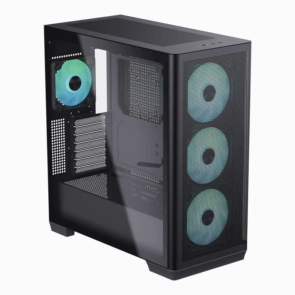 Obudowa AEROCOOL APNX C1-BK-v1 ARGB Czarna