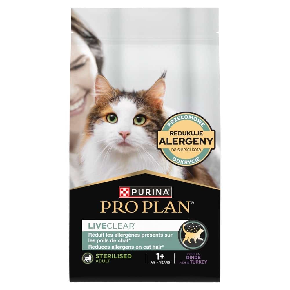 PURINA PRO PLAN LIVECLEAR STERILISED ADULT Indyk 2,8kg