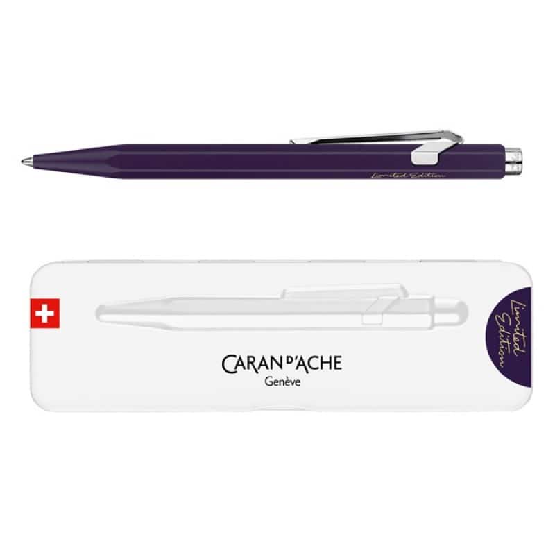 Caran d’Ache Długopis 849 Dark Purple, Fioletowy