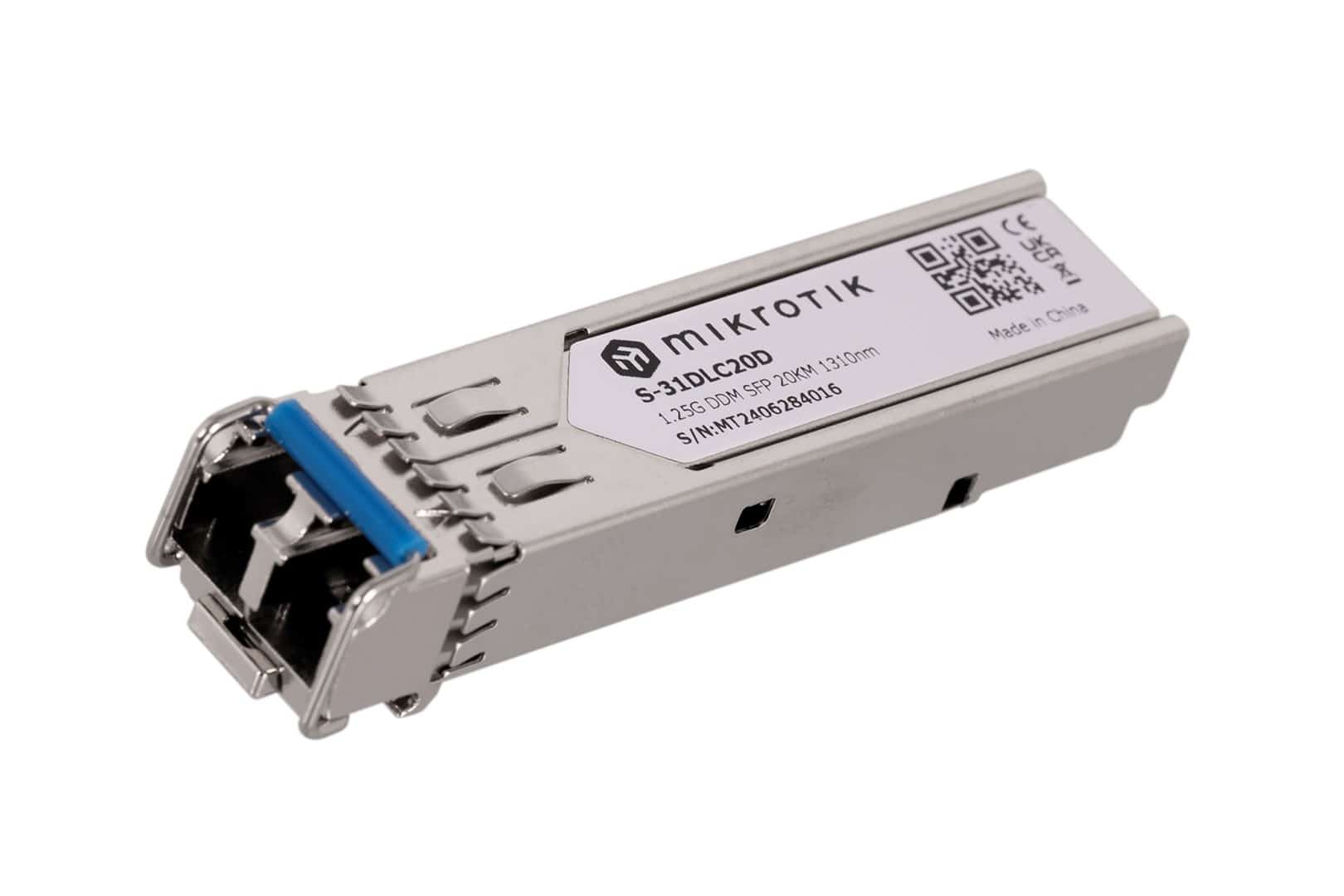 Wkładka SFP Mikrotik S-31DLC20D 1.25G Dual LC