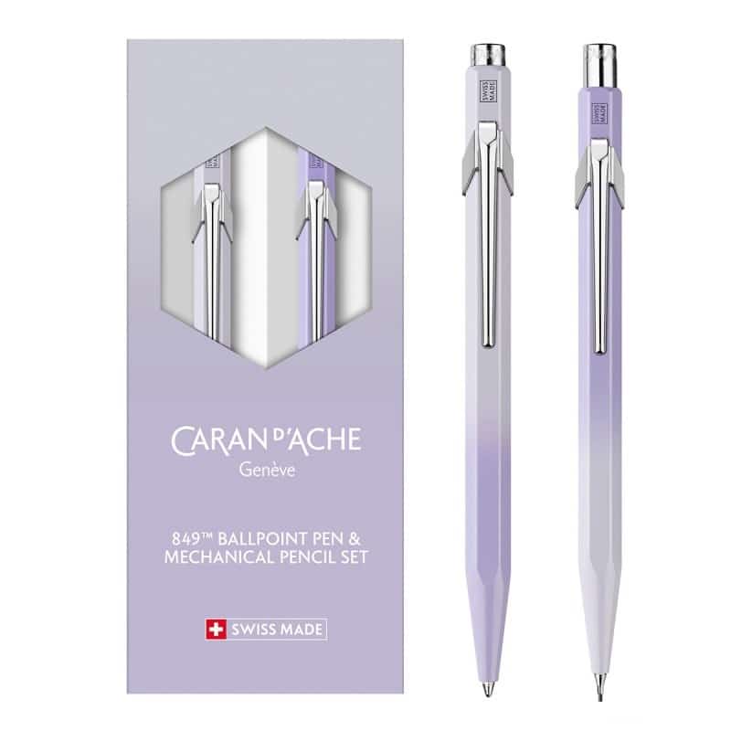 Caran d’Ache Zestaw 849 i 844, Kolor Lawenda