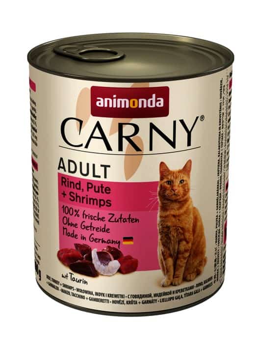 ANIMONDA Carny Adult wołowina, indyk i krewetki 800g