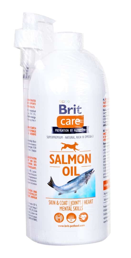 BRIT CARE Olej z łososia 1000 ml - Suplement