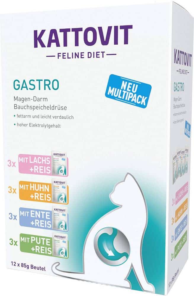 KATTOVIT GASTRO Zestaw na układ pokarmowy 12x85g
