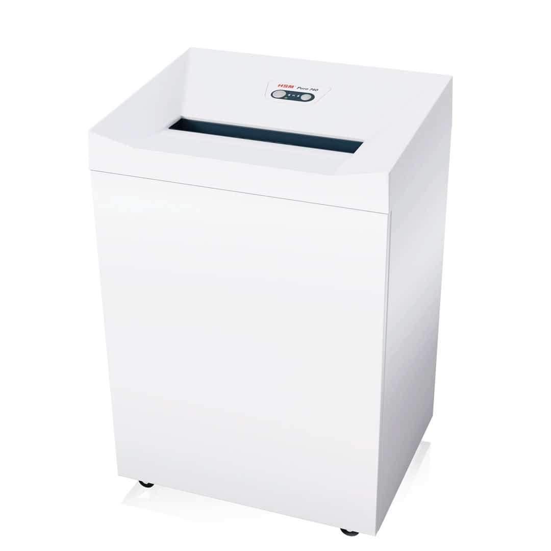 HSM Niszczarka Pure 740, 145L Biała