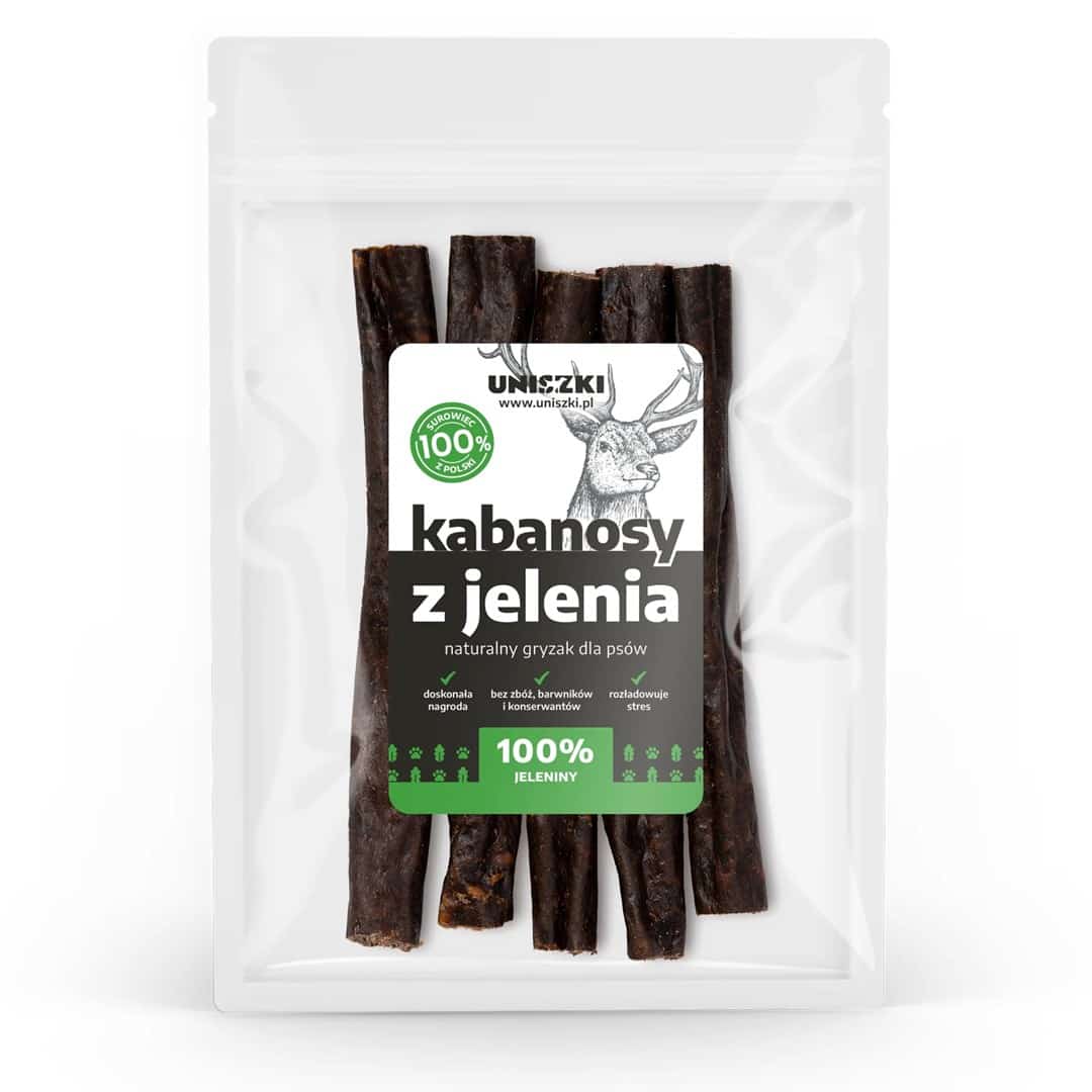 UNISZKI Kabanosy z jelenia 100g