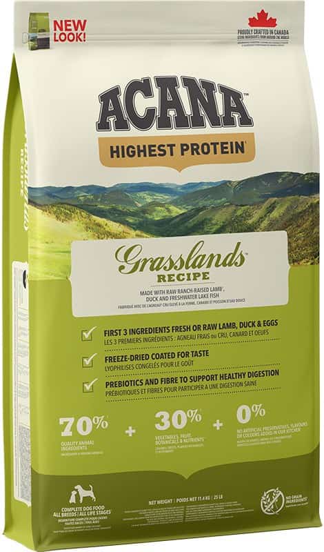 ACANA Highest Protein Grasslands Dog 11,4 kg