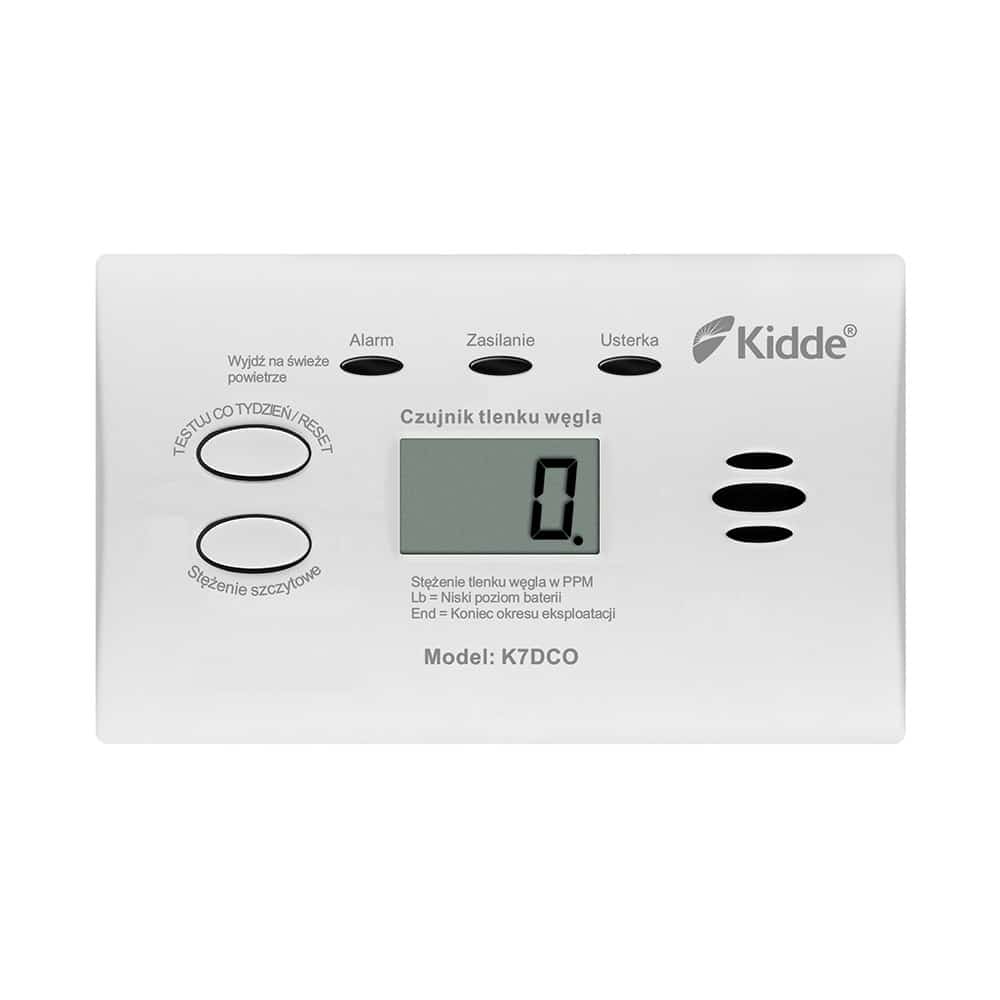 Czujnik tlenku węgla K7DCO Kidde z LCD