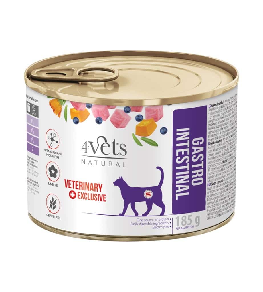 4VETS Natural Gastro Intestinal Cat 185g