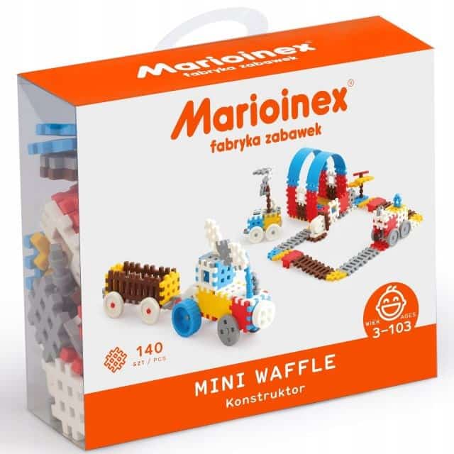 Klocki konstrukcyjne Marioinex Mini Waffle 140 szt.