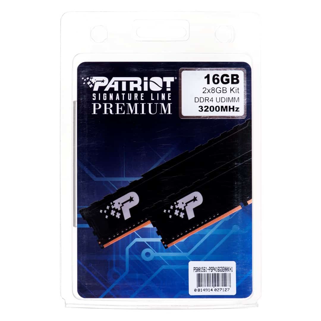 Pamięć RAM Patriot Premium Black DDR4 8GB 3200MHz
