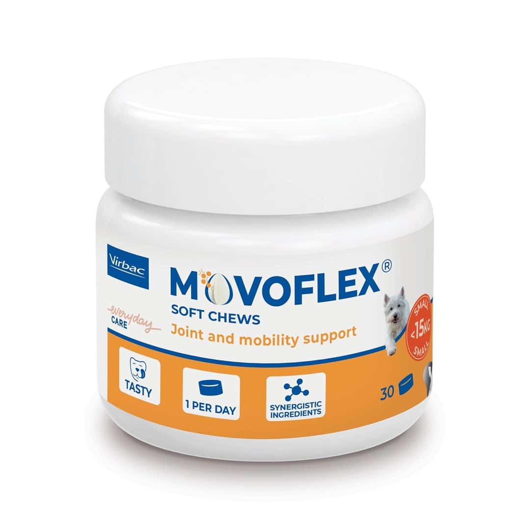 VIRBAC MOVOFLEX Korokiety na Stawy dla Psa S
