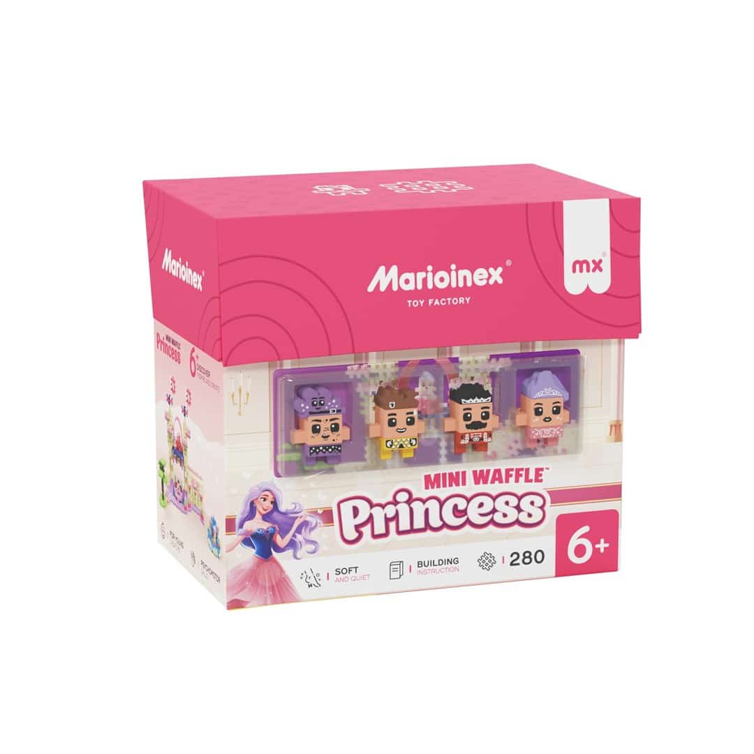 MARIOINEX Klocki Mini Waffle Princess, 280 elementów