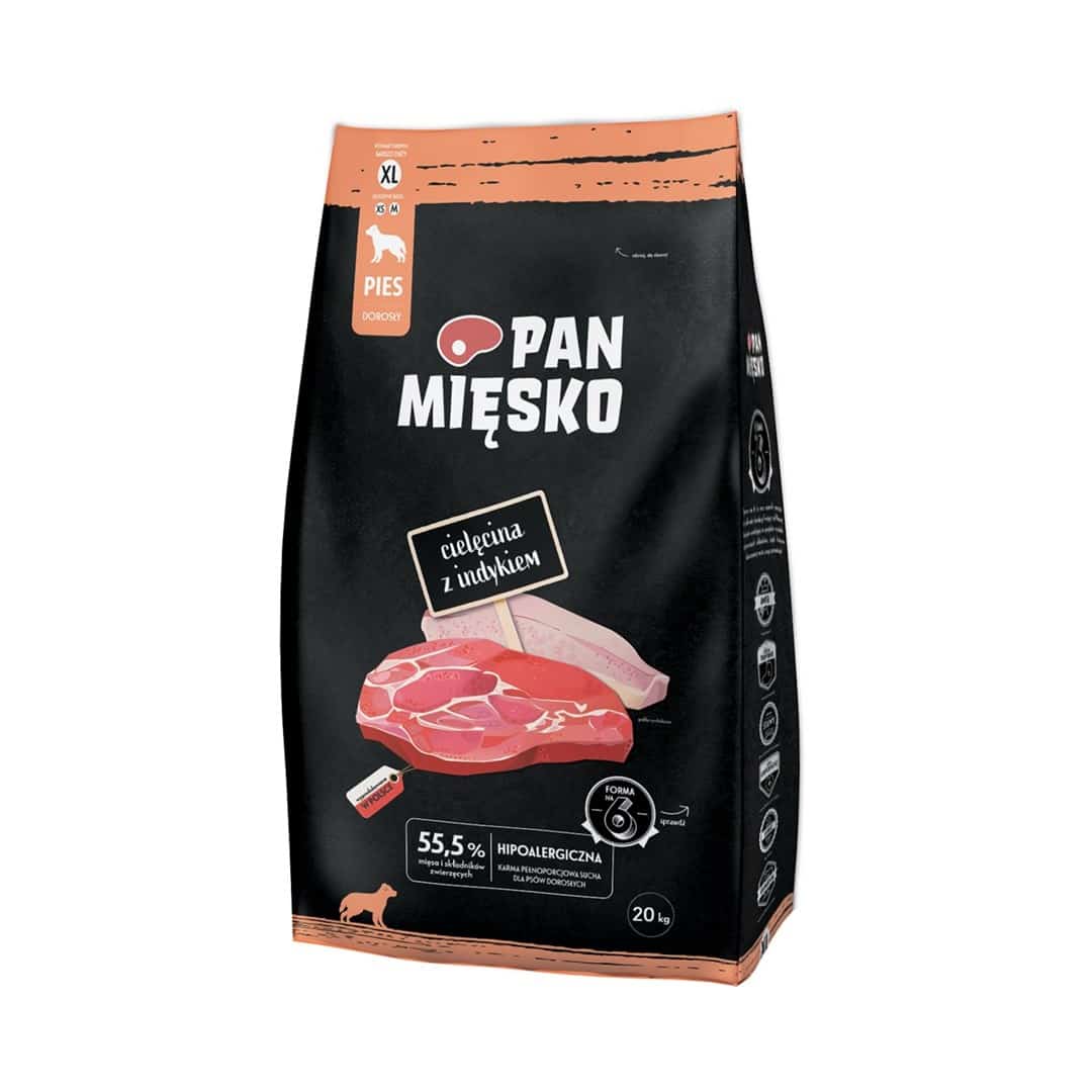 Pan Mięsko Cielęcina z indykiem XL 20kg