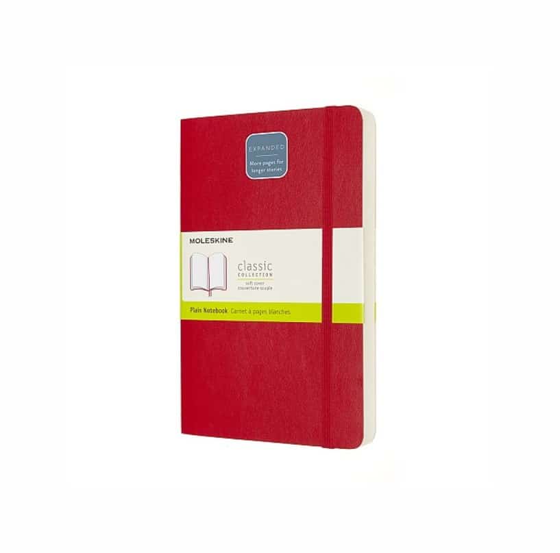 MOLESKINE Notes Classic L, 13x21 cm, czerwony, 400 stron
