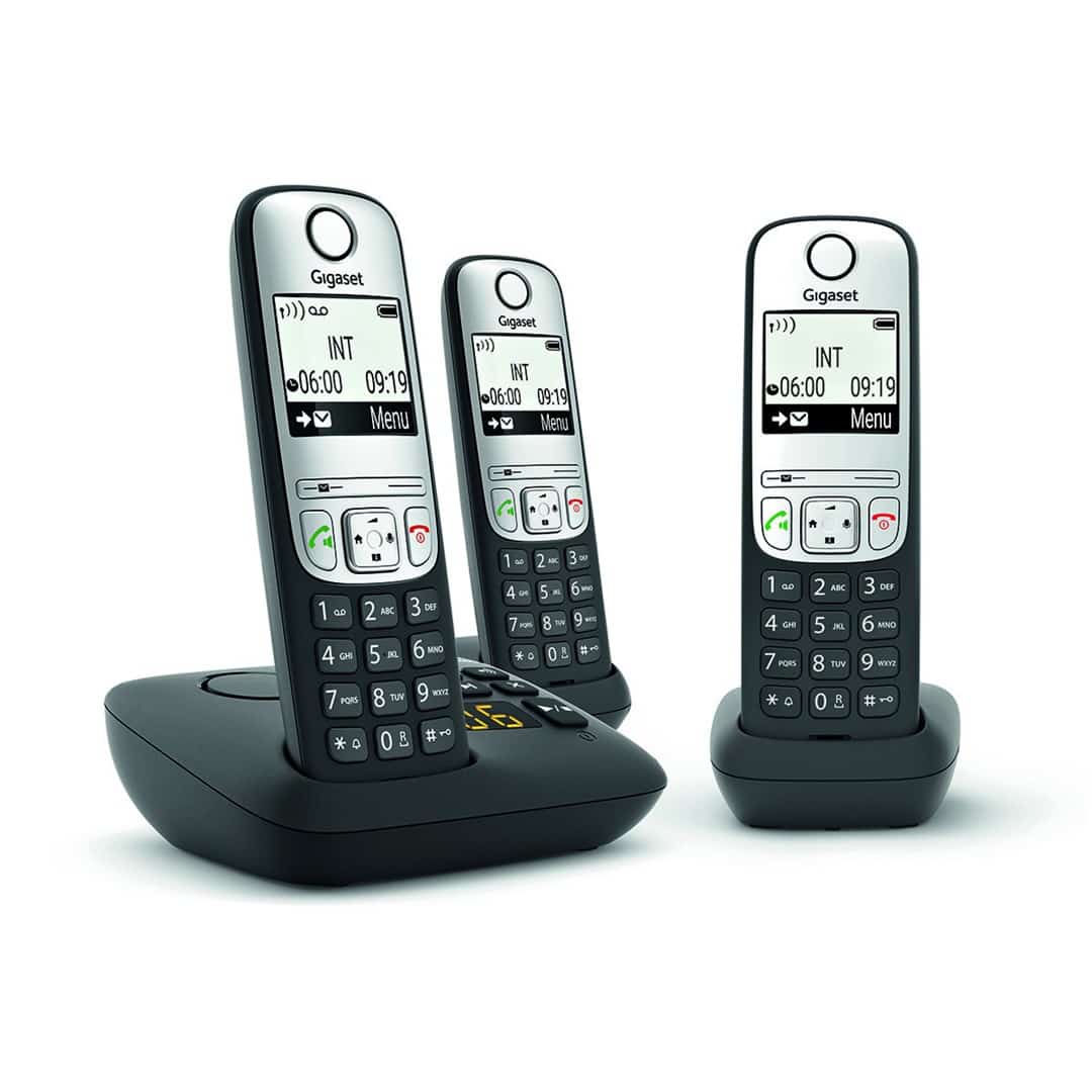 Gigaset A690A Trio Telefon analogowy/DECT Czarny