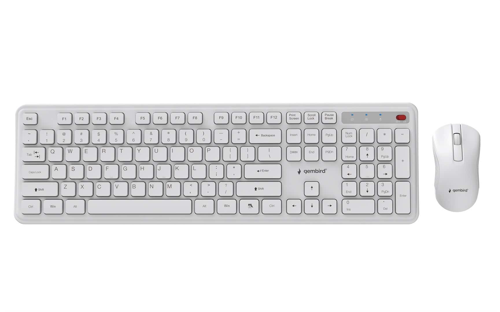 GEMBIRD Slim Pro Business - Zestaw Klawiatury + Myszy