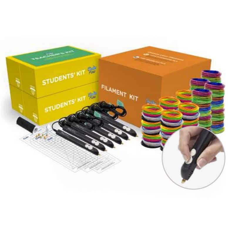 3DOODLER FLOW Zestaw Edukacyjny z 12 Długopisami