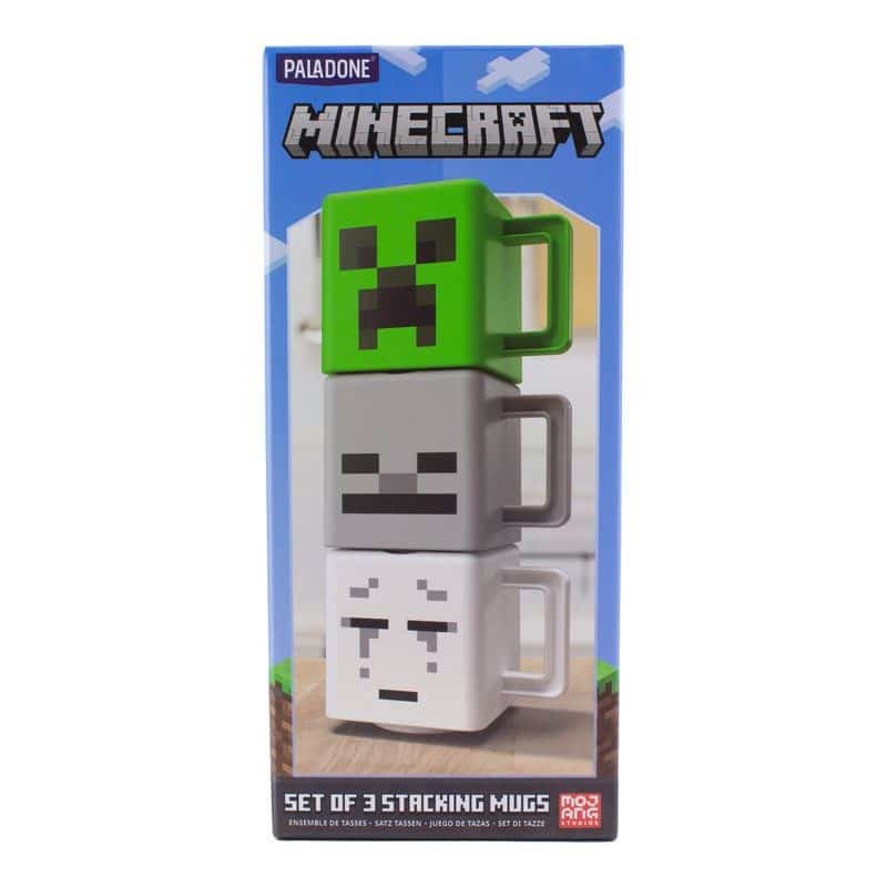 PP MINECRAFT STACKING MUGS - Kolekcjonerskie