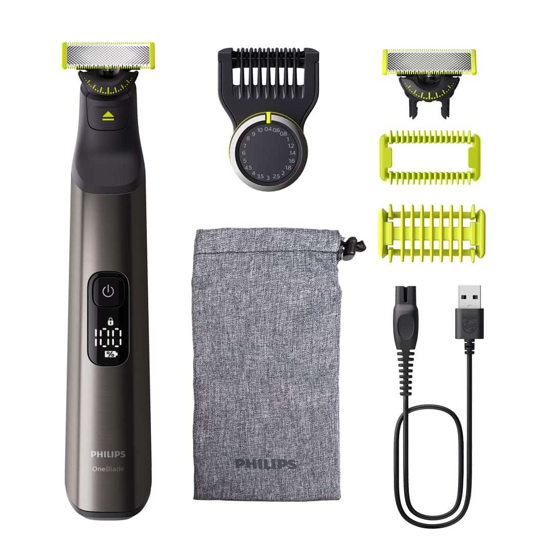 Golarka PHILIPS OneBlade Pro QP 6552 Chromowy