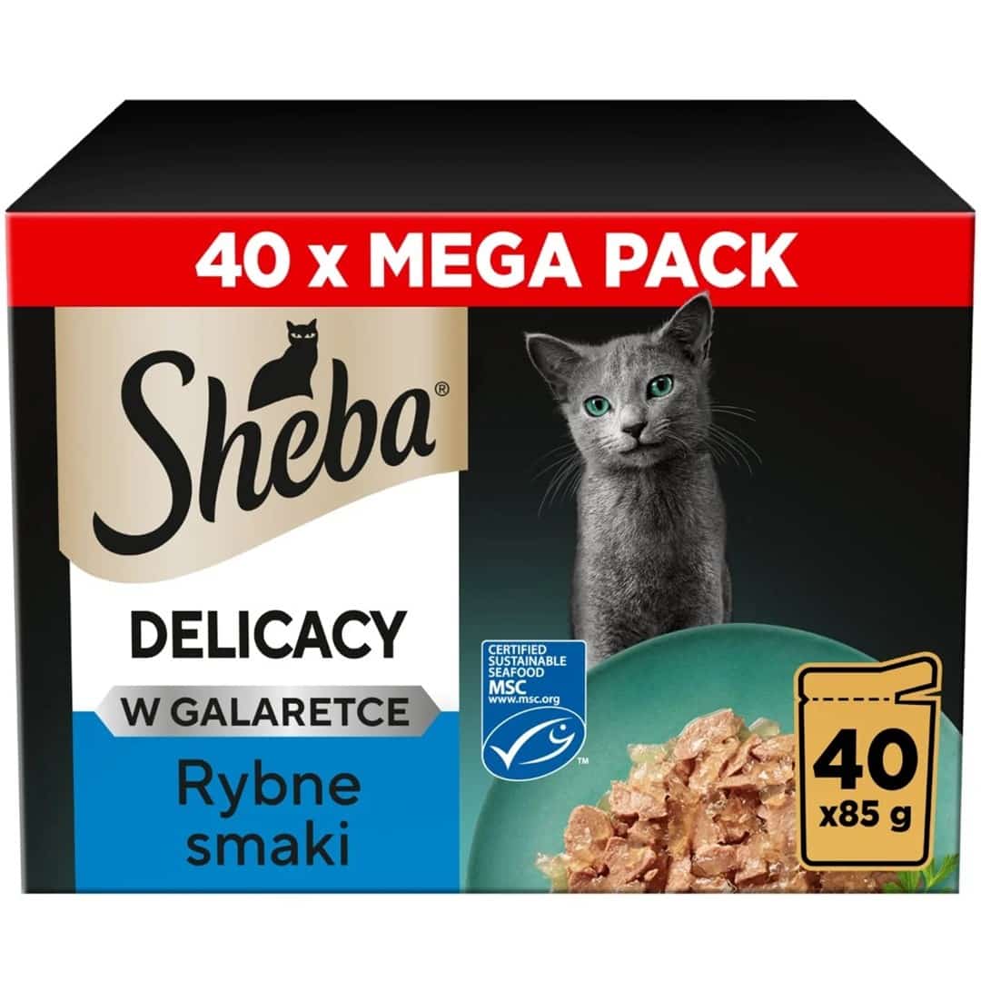 Sheba Delicacy Rybne Smaki w Galaretce 40x85g