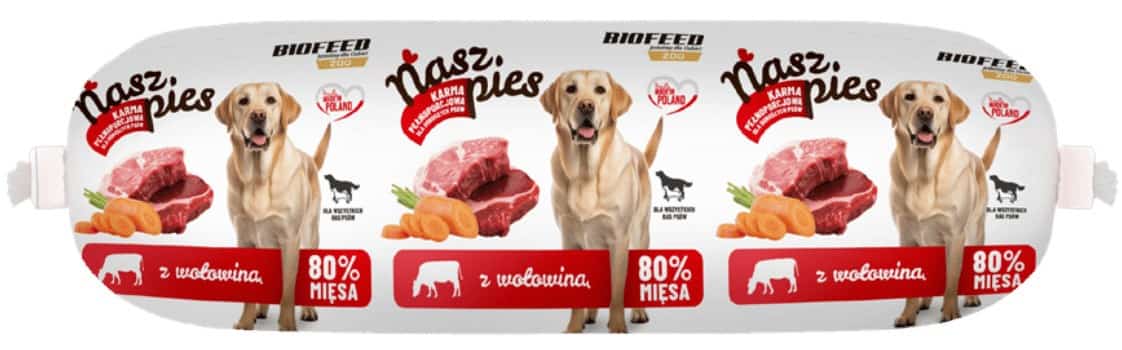 BIOFEED Nasz Pies Baton z Wołowiną 1kg