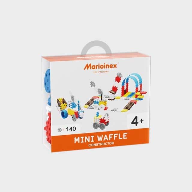 Klocki konstrukcyjne Marioinex Mini Waffle, 140 szt.