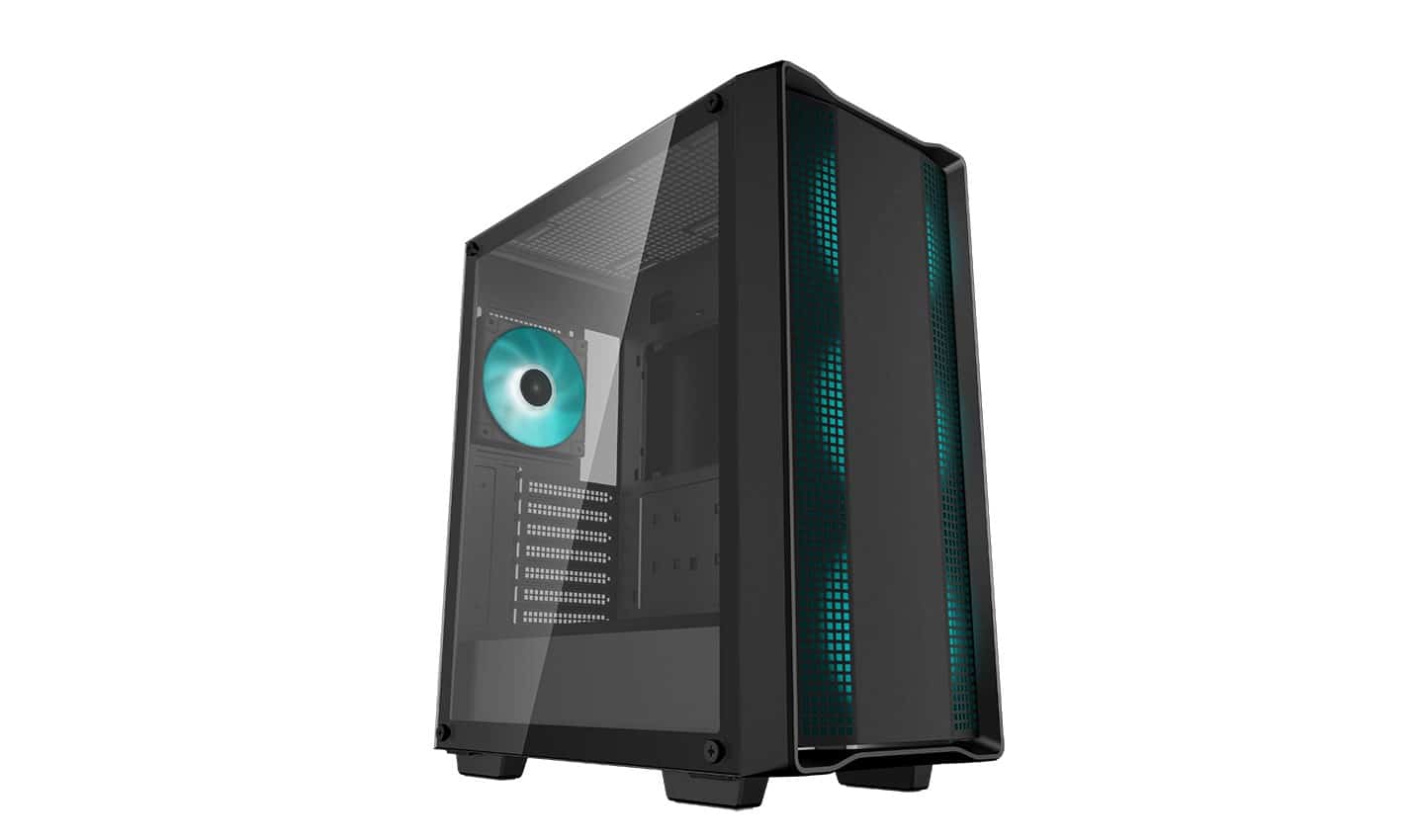 Obudowa DeepCool CC560 V2 - Czarna, Oświetlona