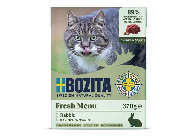 BOZITA Mięsne kawałki z królika 370g